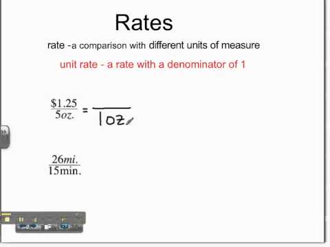 Unit Rate