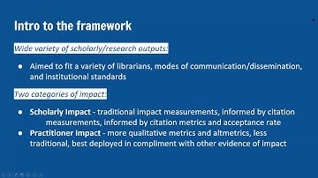ACRL ISMTF:  A New Way to Evaluate Academic Librarian  Scholarship