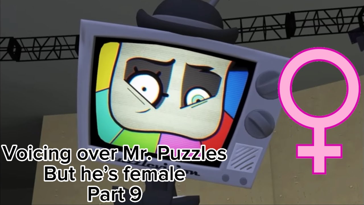 Озвучка Мистера Паззла, но он женского пола. Часть 9.