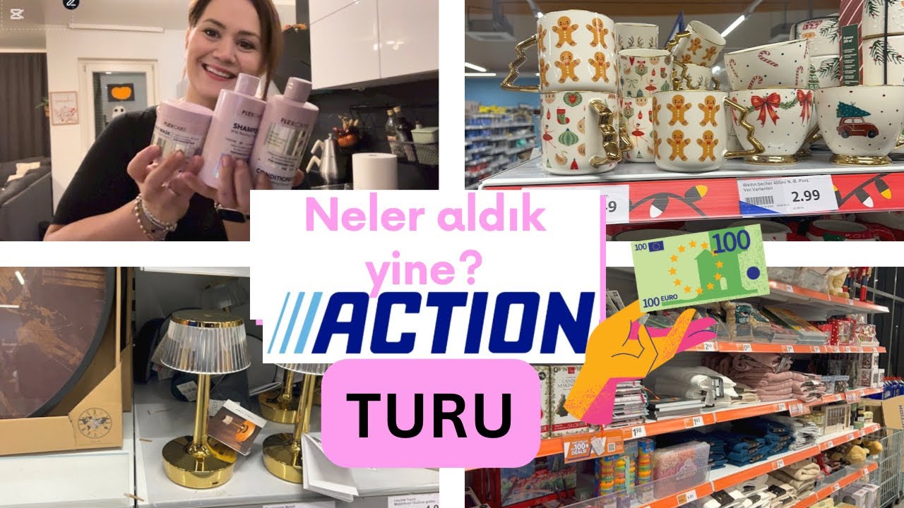 MUHTEŞEM BİR ACTİON TURU OLDU| NELER ALDIK NELER?| OLAPLEXMİ? #action #actionhaul 
