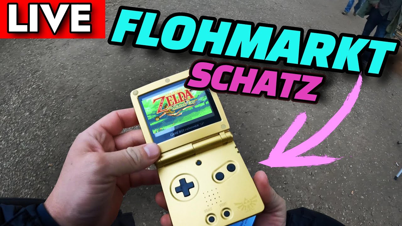 LIVE Flohmarkt Action - Nintendo Gameboy Schatz für 10 Euro? Fleamarket Reselling Retrogaming