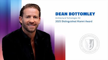 Dean Bottomley | 2025 Distinguished Alumni Award