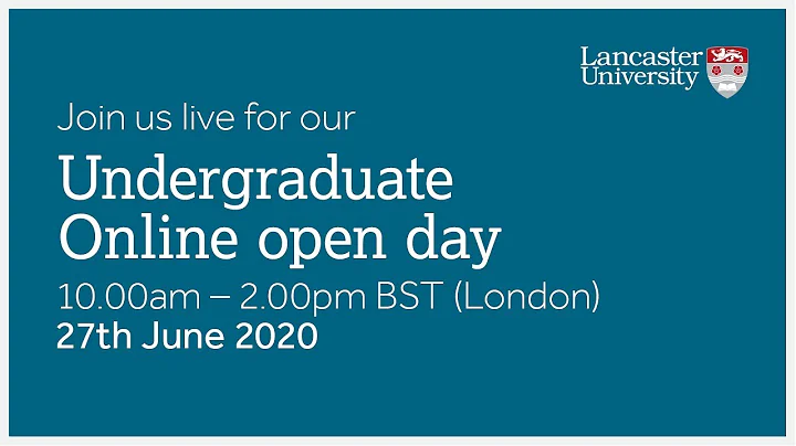Undergraduate online open day