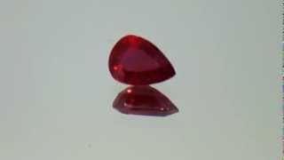Ruby Burma Pear 1.04Ct. Id