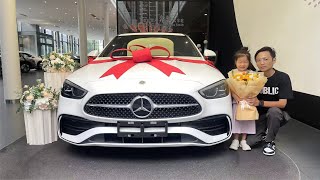 新车28万，23款奔驰C级，表弟全款32万，喜提新车，这车怎么样？ #奔驰C级 #懂车帝 #vlog日常