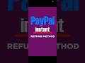 How to refund Money on Paypal