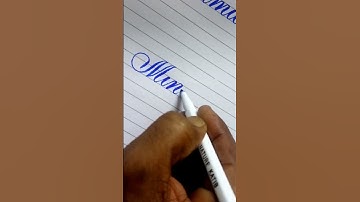 subscribe name with cut marker 605 #shorts #reels #tranding #english #cursive #writingtips #viral