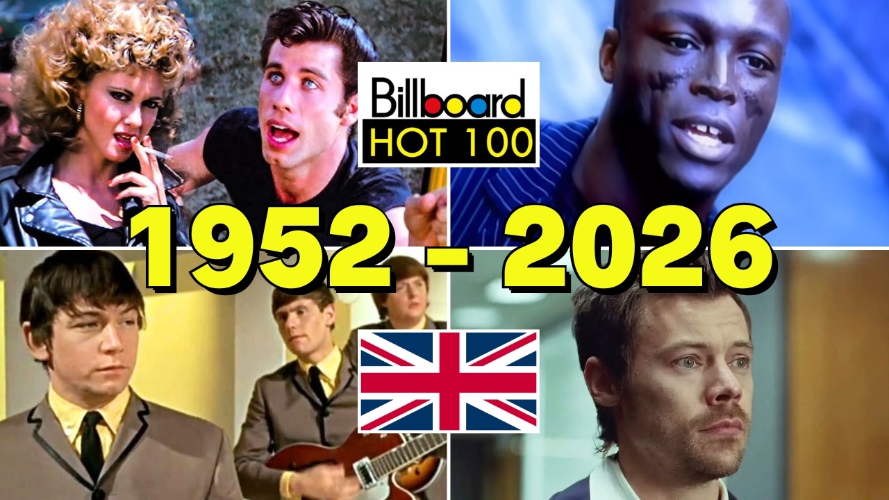 Every US Billboard Number #1 Song By British Artists (1952 - 2026