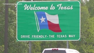 Drivers will fill out a form if traveling from louisiana