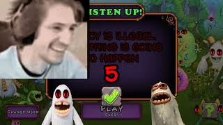 My Siniging Monster Anti-Piracy Screenmy Singing Monsters Tela Anti-Pirataria