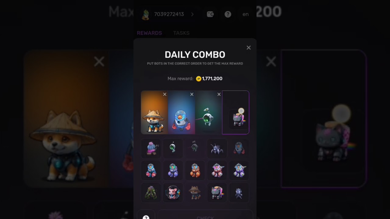 Pixel tap daily combo cards 11 august 2024