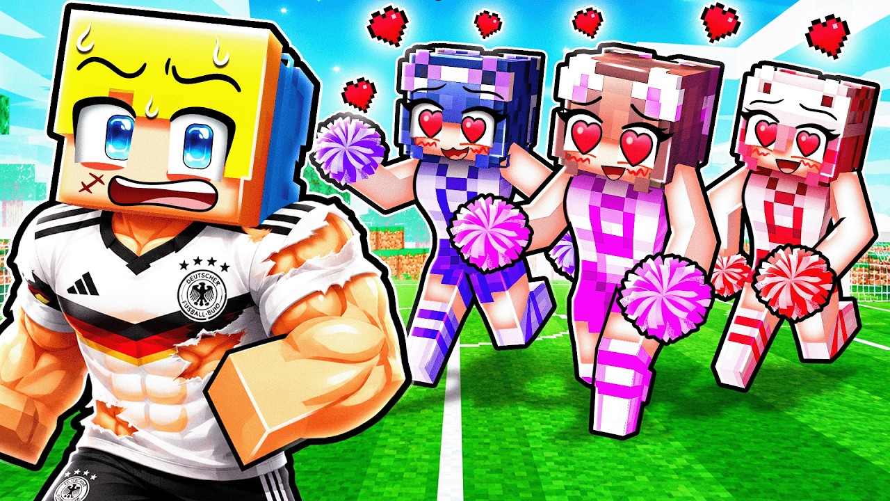 Ukri Fußballer WM LIEBES FLUCH in Minecraft!