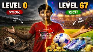🎮 LEVEL 0 TO LEVEL 67! 😱 Poor to Rich Roblox Football Challenge ⚽💰
