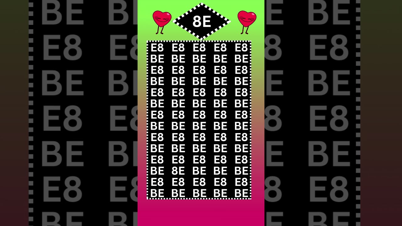  Only 8 Spot 8E In Seconds Are You One Of Them