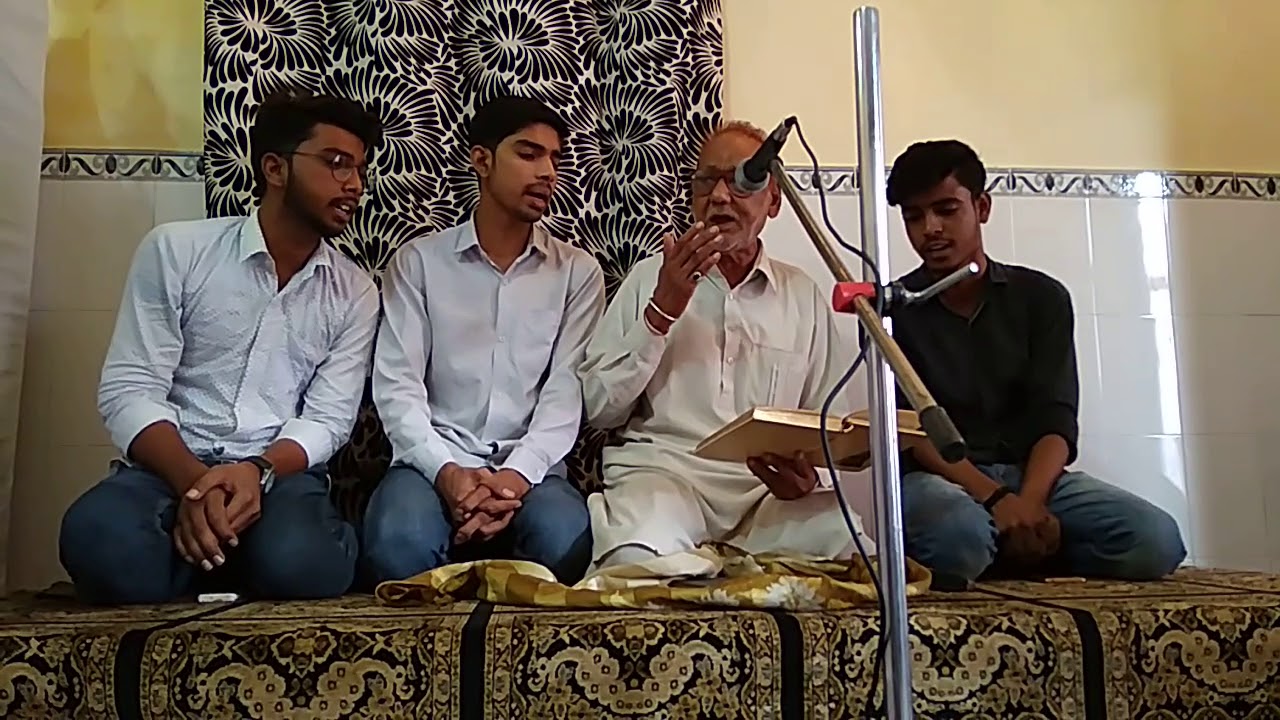 Salam-muntazim kaabe ka aa pouhcha safai ke liye recieting by alhaaj shareef ahmad sahab