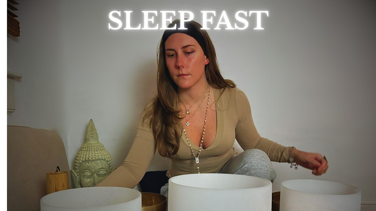 Fall Asleep Fast | 432Hz Crystal Bowl Sound Bath (3 hours) - YouTube