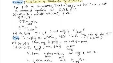 Mathematical Logic, Lecture 6 (More on formal proofs and Gödel