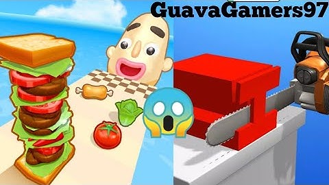 ▶️ Sandwich Runner 🆚 ASMR Slicing | RELAXING Vidoes Walkthrough Gaming |IOS, Andriod All Level Pro