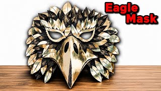 eagle mask making | bird mask craft | eagle costume | carnival mask | wall decor idea