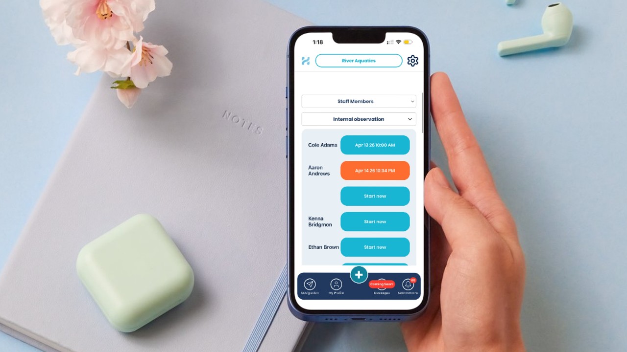 Logging Staff Audits in the Mobile App