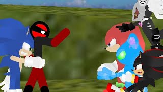 Rope Hero VS Sonic Bosses | Stick Nodes Animation screenshot 3