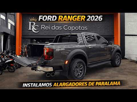 FORD RANGER 2026 Instalamos Alargadores de Paralama e Muito Mais!