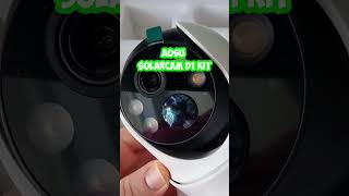 AOSU SolarCam D1 Kit - Outdoor Security 24/7 Constant Recording & Motion Tracking