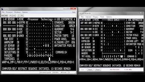 TRS-80 game "Invsasion Force," clone of the Sol-20 game "TREK 80"