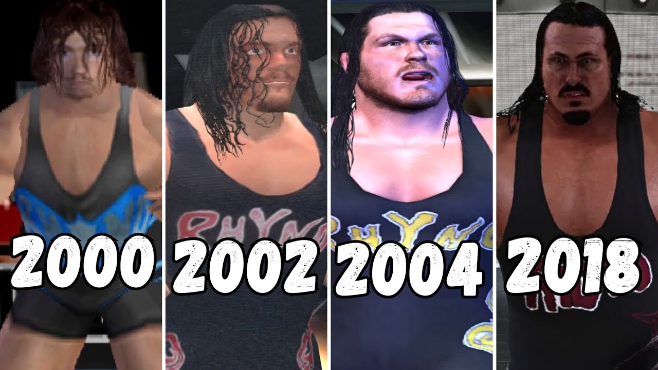 Entrance Evolution of Rhyno - 2000 -2018 - WWE X ECW X TNA Games