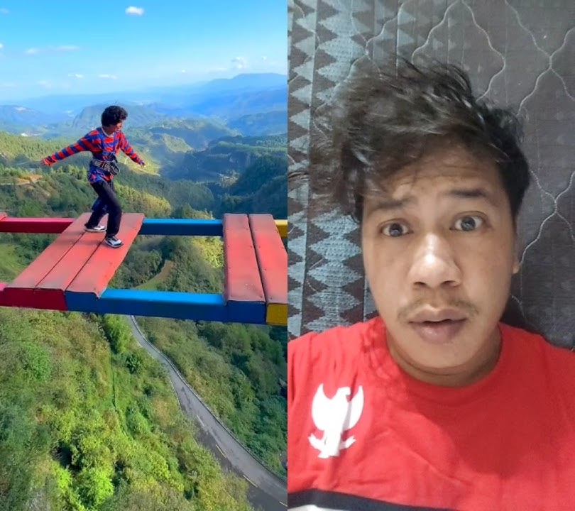 THE WORLD'S HIGHEST BRIDGE CHALLENGE OBSTACLE😯 WOW SO CLOSE!!🫣🫡