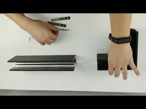 LUNA Magnetic track L shape installation instruction - YouTube