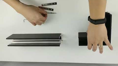 LUNA Magnetic track L shape installation instruction