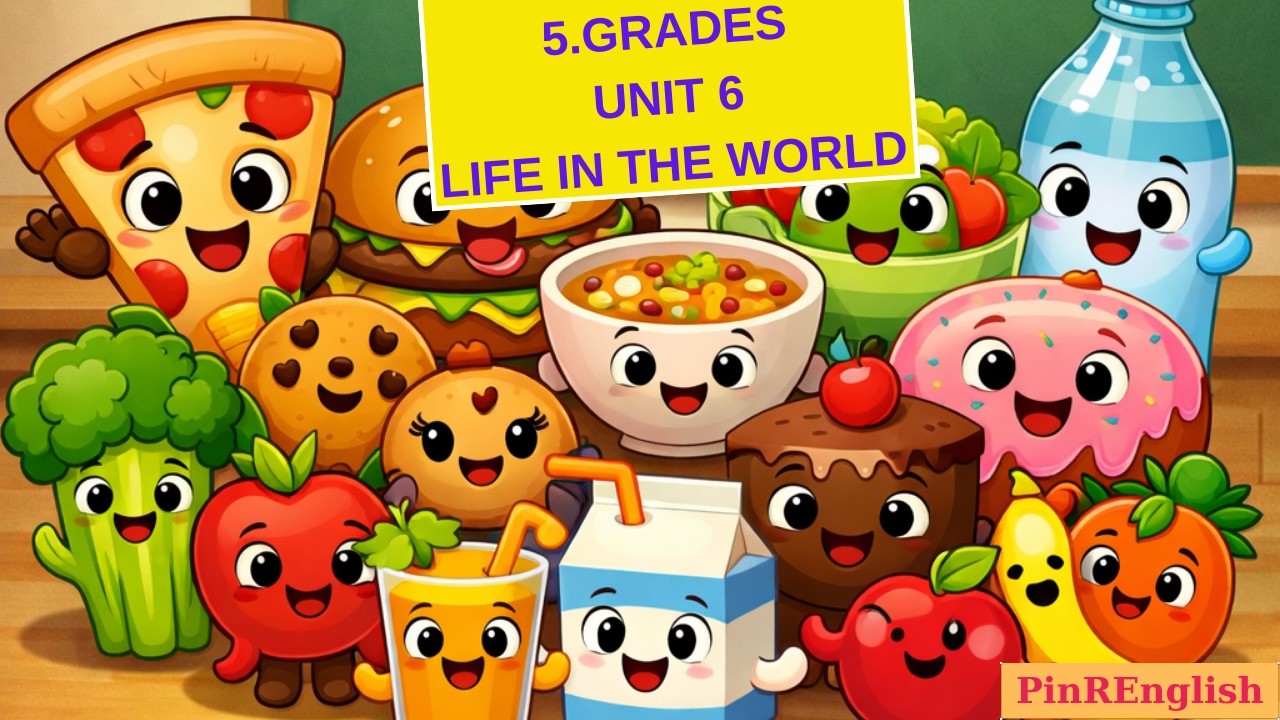 “🍔 Learn Food & Restaurant English FAST! Foods, Drinks, Idioms & Speaking Exam Tips 🥗”