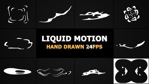 Abstract Liquid Motion Elements Pack Stock Motion Graphics