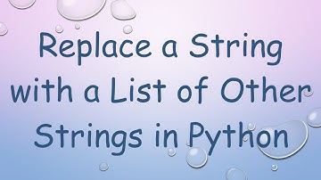Replace a String with a List of Other Strings in Python