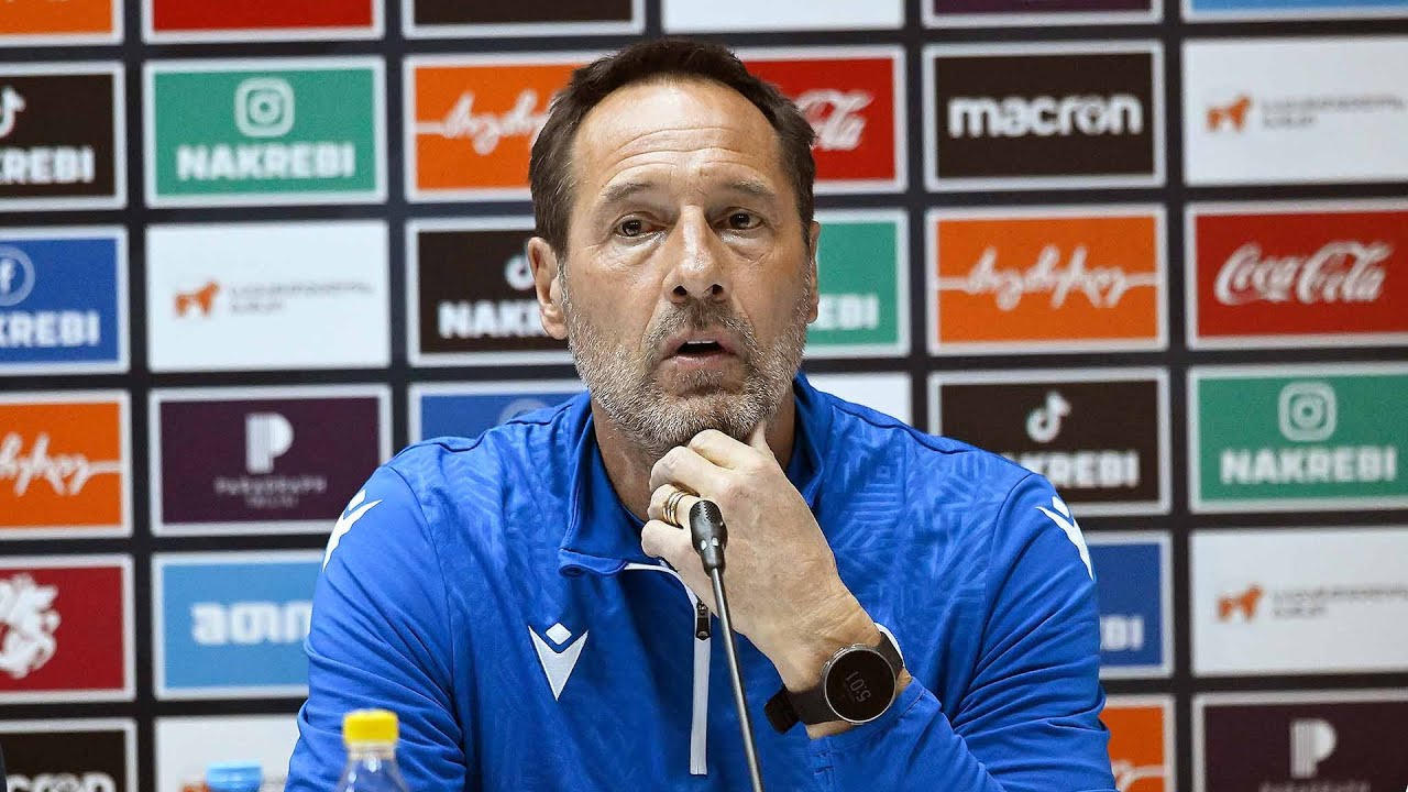 FFA TV․ Prematch press-conference of John van't Schip and Artur Serobyan