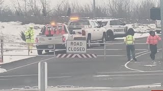 Ice storm closes I-84; roads in region also closed