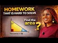 Math homework went viral because it's hard to solve|A Geometry math question