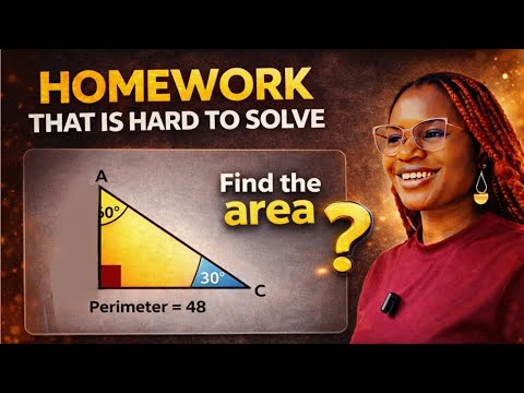 Math homework went viral because it's hard to solve|A Geometry math question