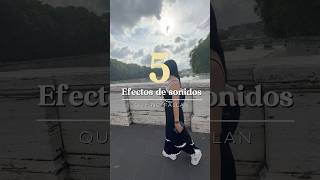 5 efectos de sonidos en edición con CAPCUT screenshot 5