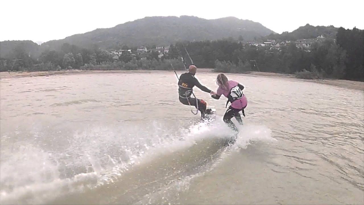 kite wake tandem