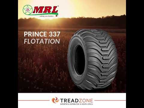 MRL #TakingYouFurther with The Prince - flotation implement tyre series.
