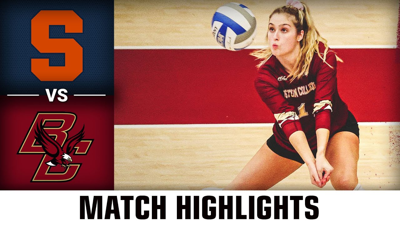 Syracuse vs. Boston College ACC Volleyball Highlights (2022) YouTube