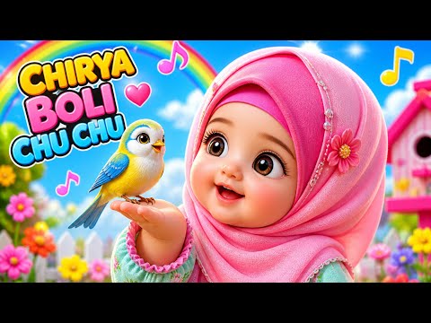 Chirya Boli Chu Chu | Allah Hoo Allah Hoo | Soothing Islamic Lullaby For Kids | Pecefull Sleep 😴 