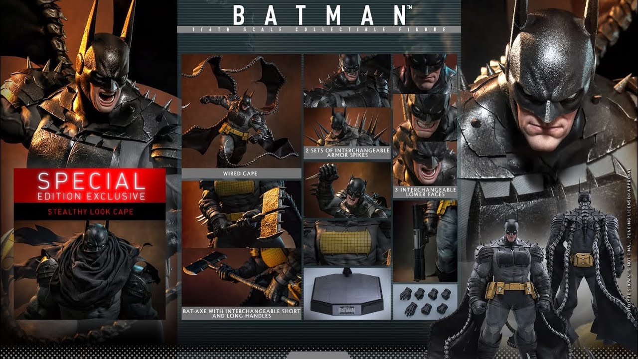 Hot Toys 1/6 scale Absolute Batman figure revealed - YouTube