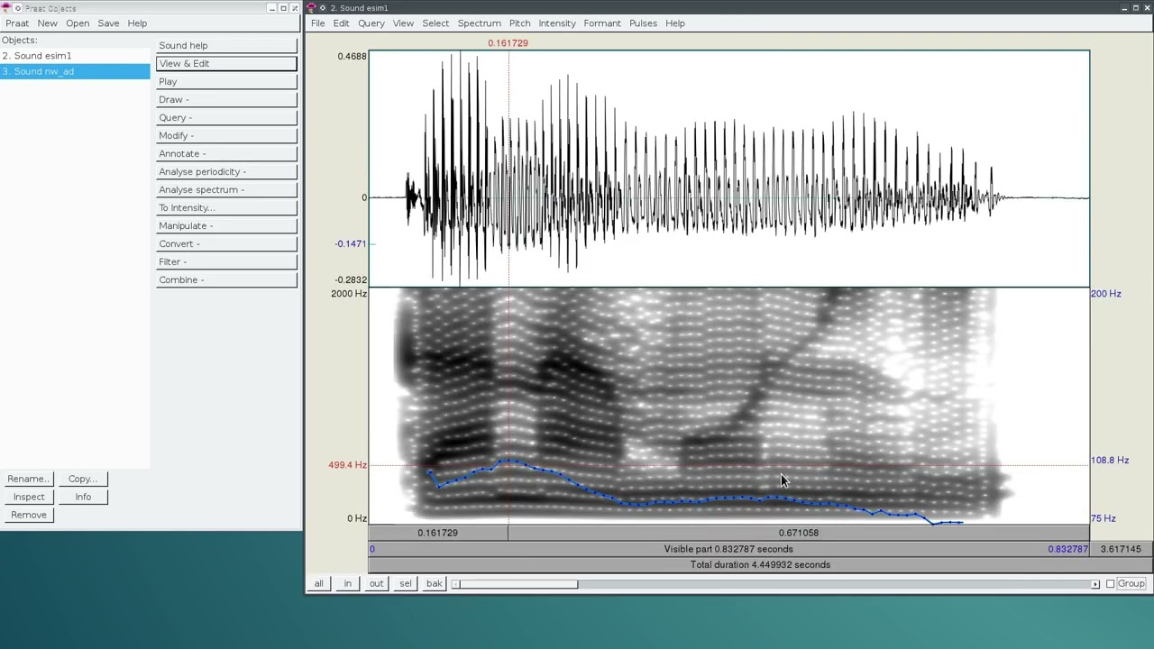 Praat course 09: Three ways to measure f0