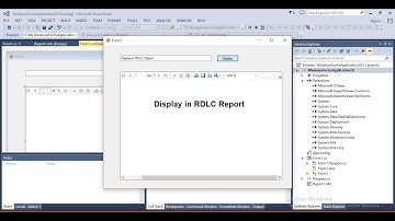 Pass TextBox value to RDLC Report in C#