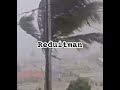 Hurricane Beryl lash St Lucia. July 1, 2024. #calmdown #hurricane #tropicalstorm #stlucia #palmtree