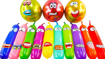 Satisfying ASMR - Making Slime with Funny Balloons - Satisfying Slime video #1