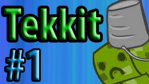 Minecraft Tekkit Lets Play Ep.1 - Trees And Mining...